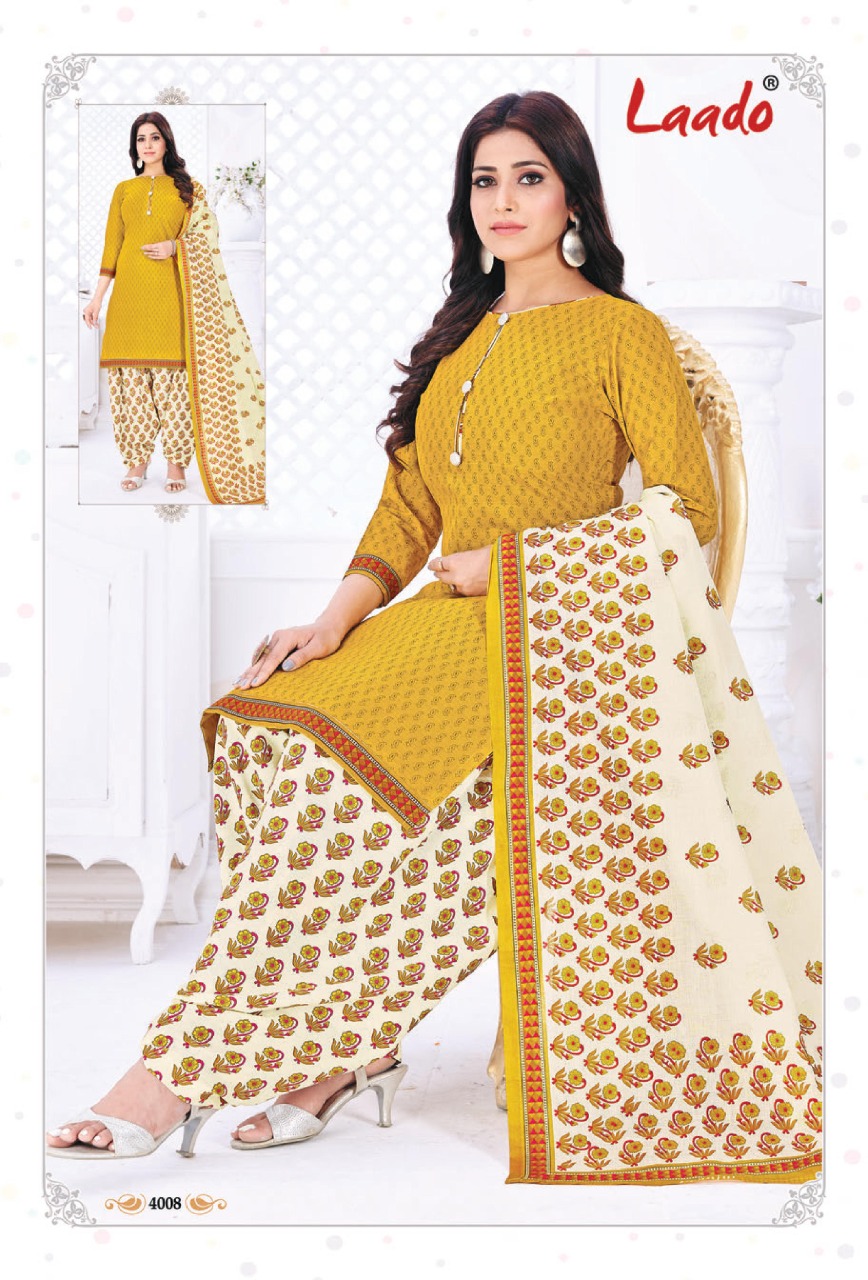 Laado  Presents Priti Patiyala Vol  4  Dress Material