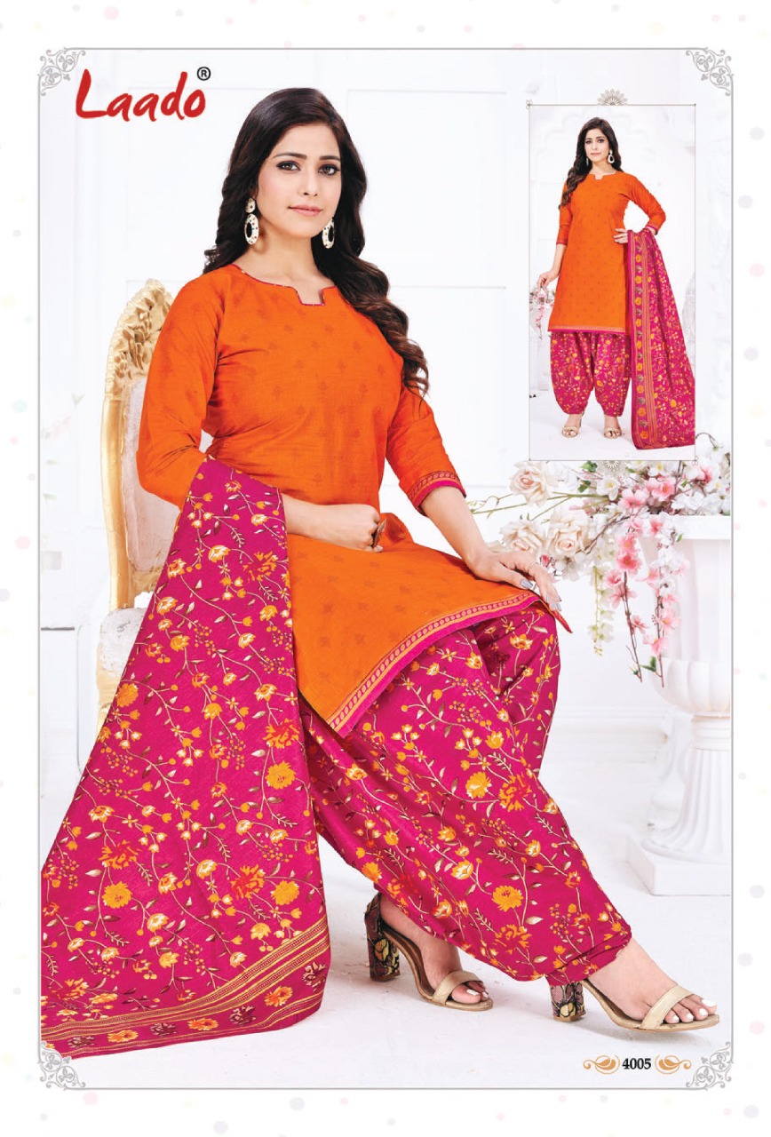Laado  Presents Priti Patiyala Vol  4  Dress Material