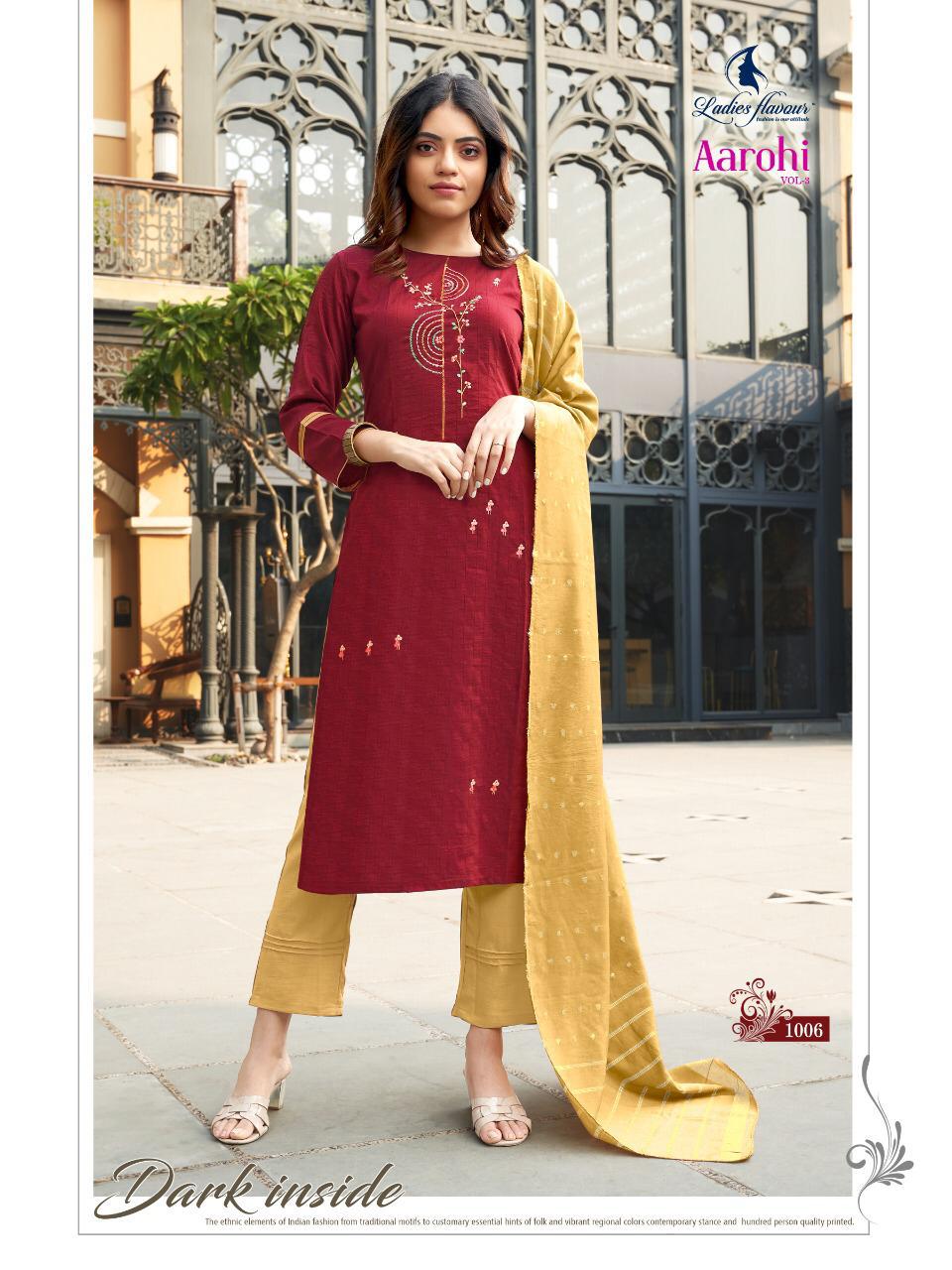 Ladies Flavour Presents  Aarohi Vol 3 Ready Made  Collection