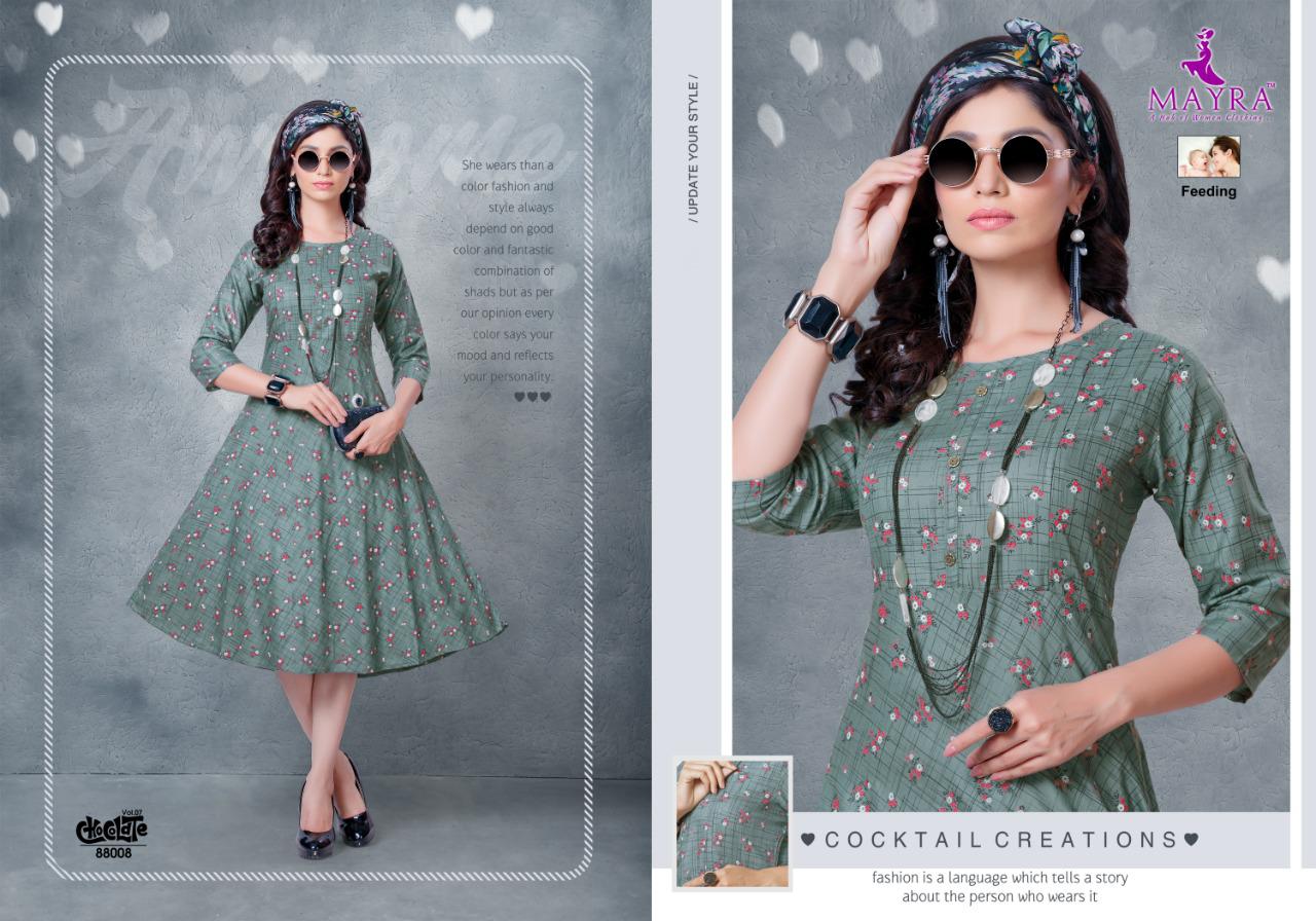 Mayra Presents  Chocolate Vol 7 Designer Kurti Collection