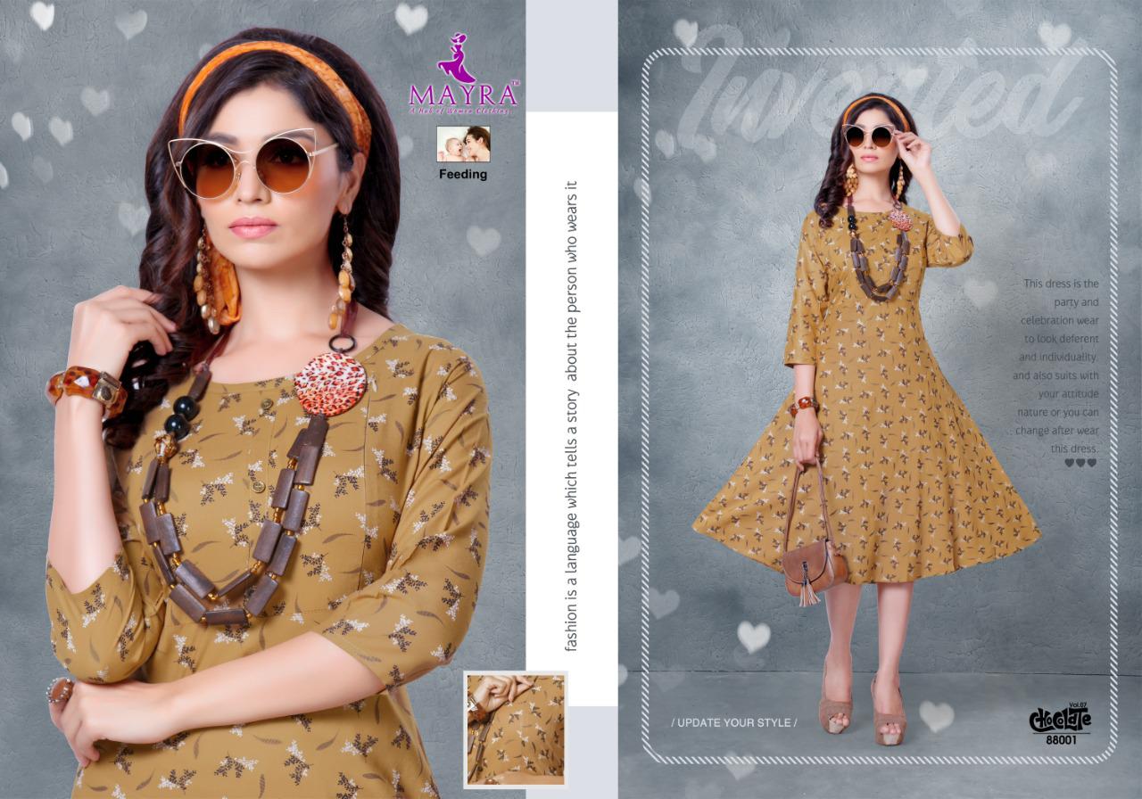 Mayra Presents  Chocolate Vol 7 Designer Kurti Collection