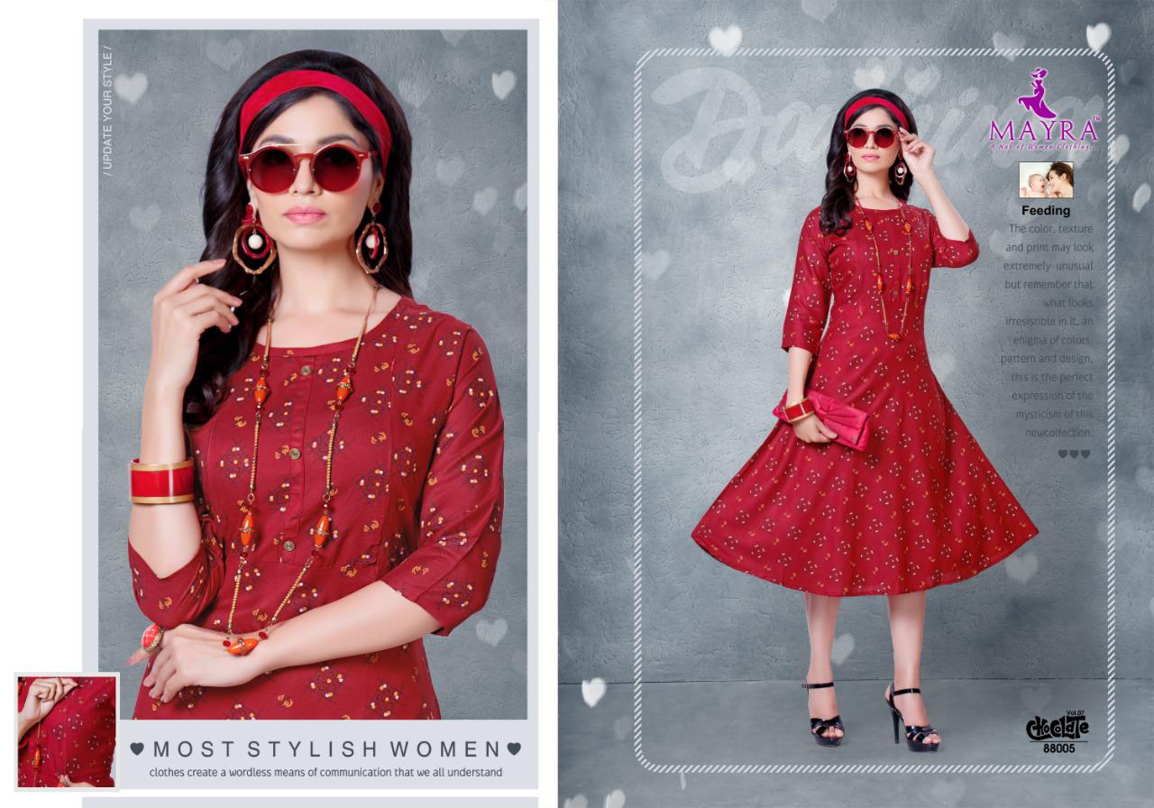 Mayra Presents  Chocolate Vol 7 Designer Kurti Collection