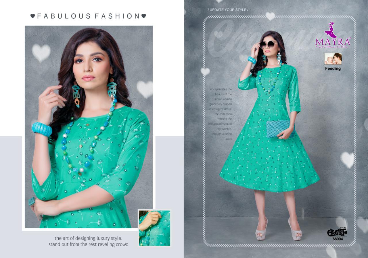 Mayra Presents  Chocolate Vol 7 Designer Kurti Collection