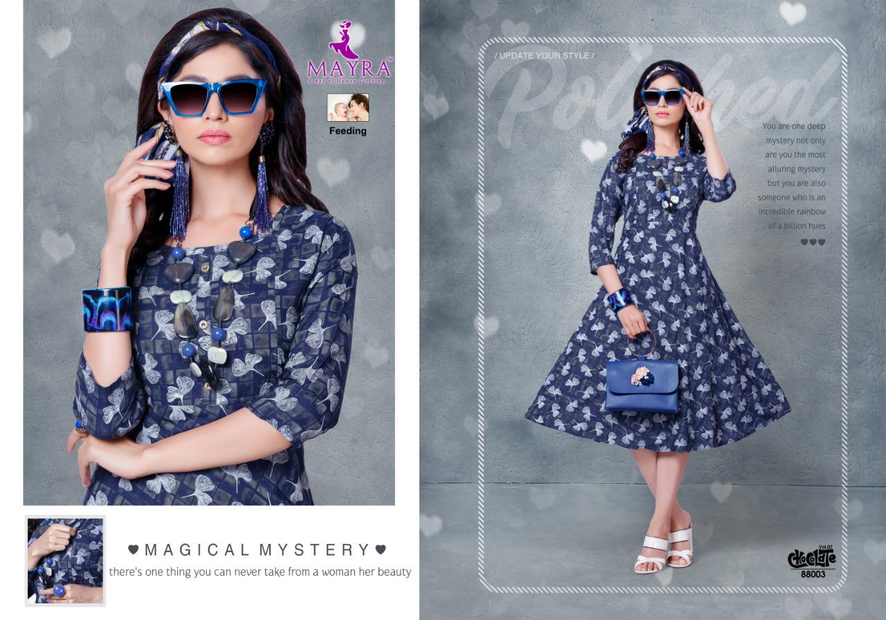 Mayra Presents  Chocolate Vol 7 Designer Kurti Collection