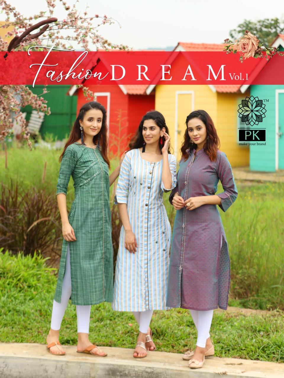 Pk Presents Fashion Dream Vol 1  Casual Wear Stylish Kurti