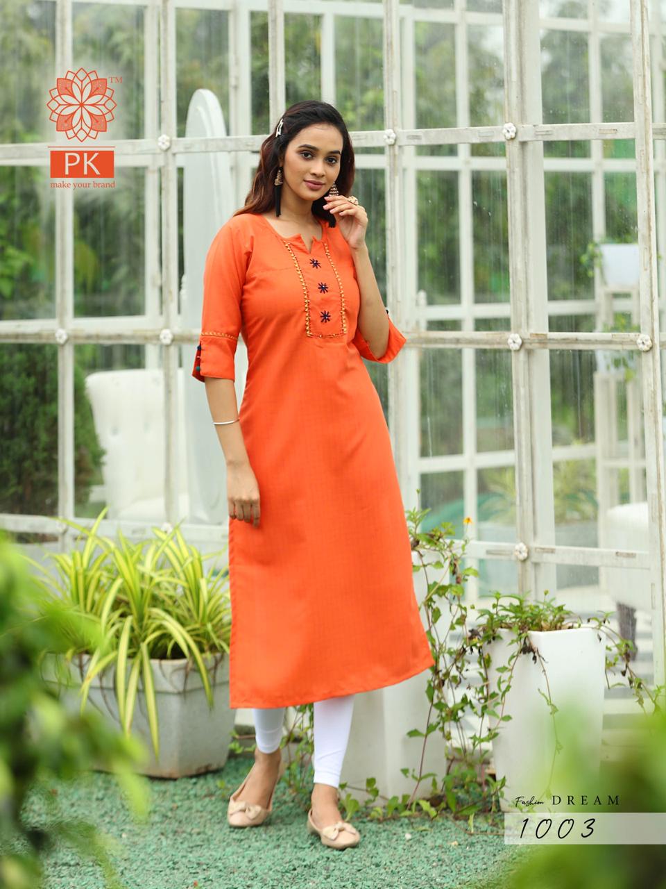 Pk Presents Fashion Dream Vol 1  Casual Wear Stylish Kurti