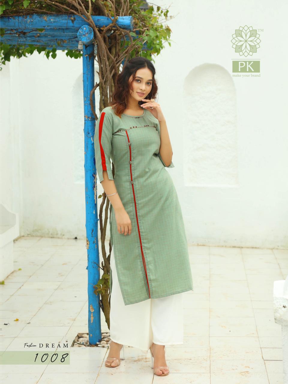 Pk Presents Fashion Dream Vol 1  Casual Wear Stylish Kurti