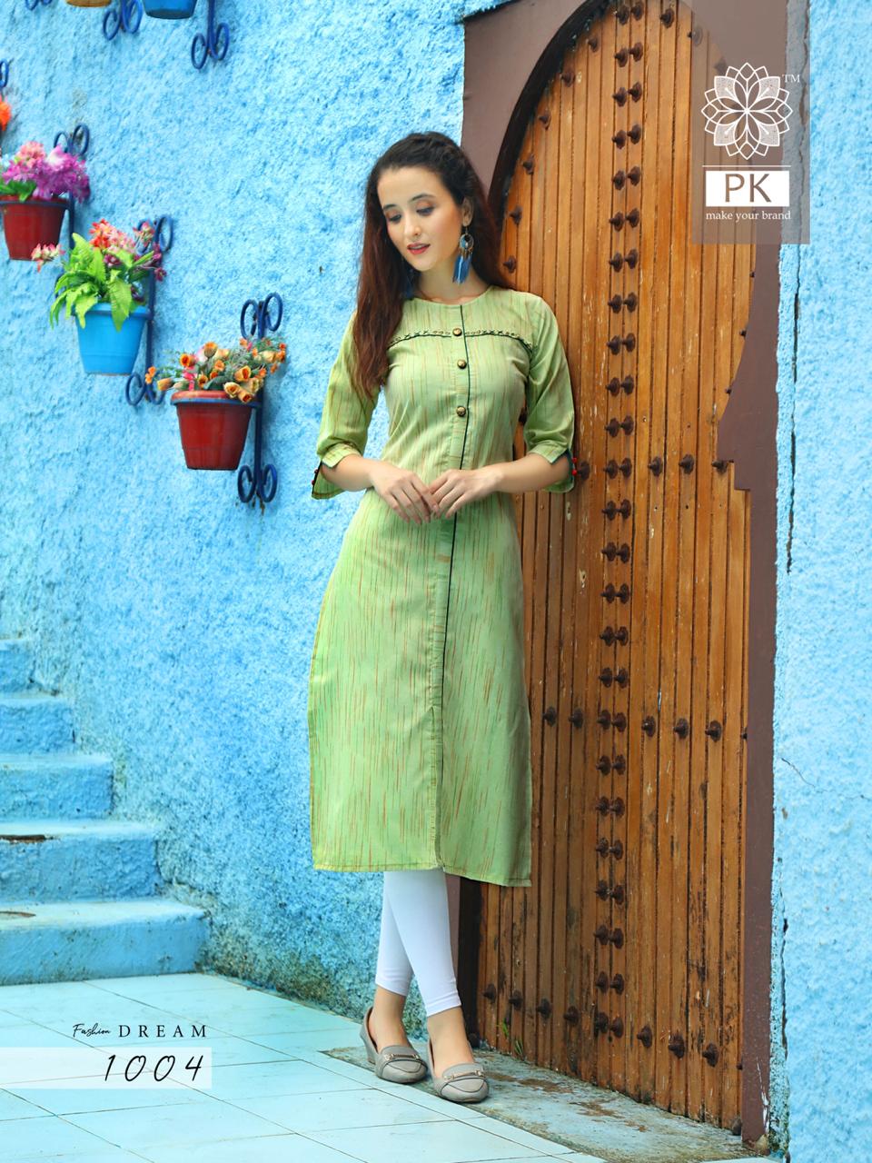 Pk Presents Fashion Dream Vol 1  Casual Wear Stylish Kurti