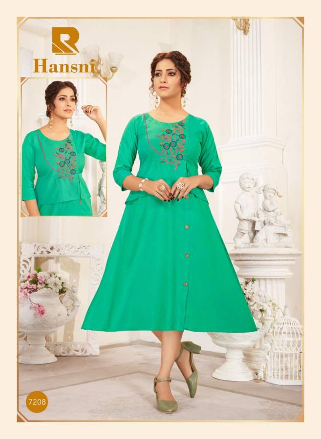 Raashi Presents Hansni Designer  Kurti Collection