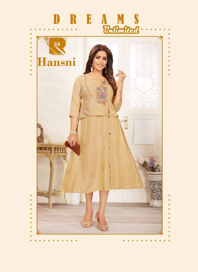 Raashi Presents Hansni Designer  Kurti Collection