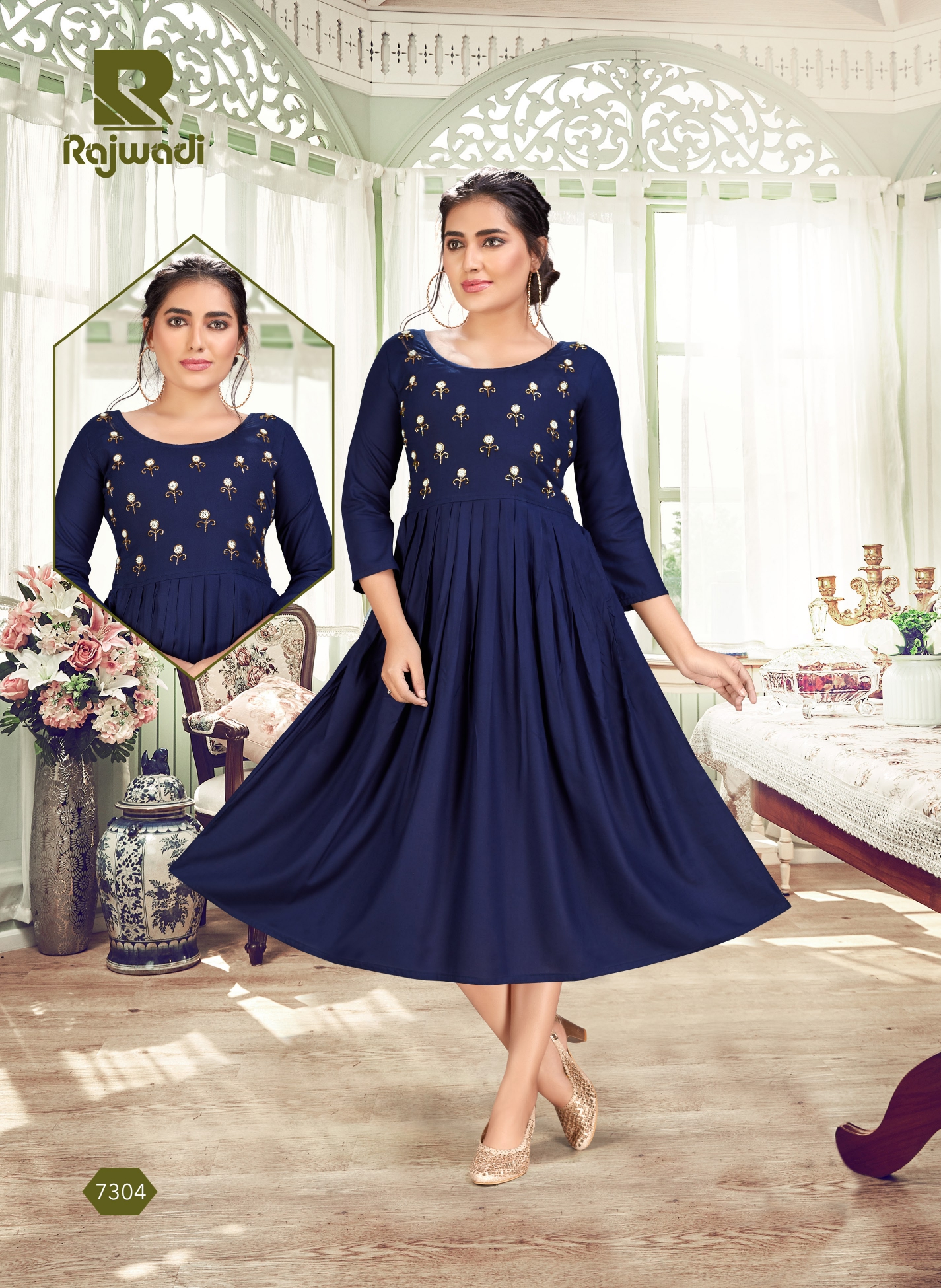 Raashi Presents Rajwadi Designer Kurti Collection