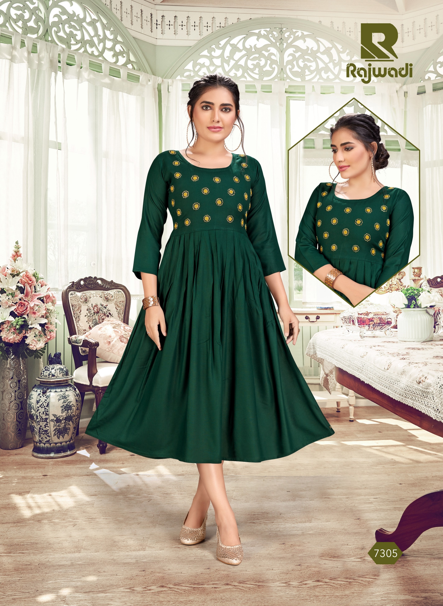 Raashi Presents Rajwadi Designer Kurti Collection