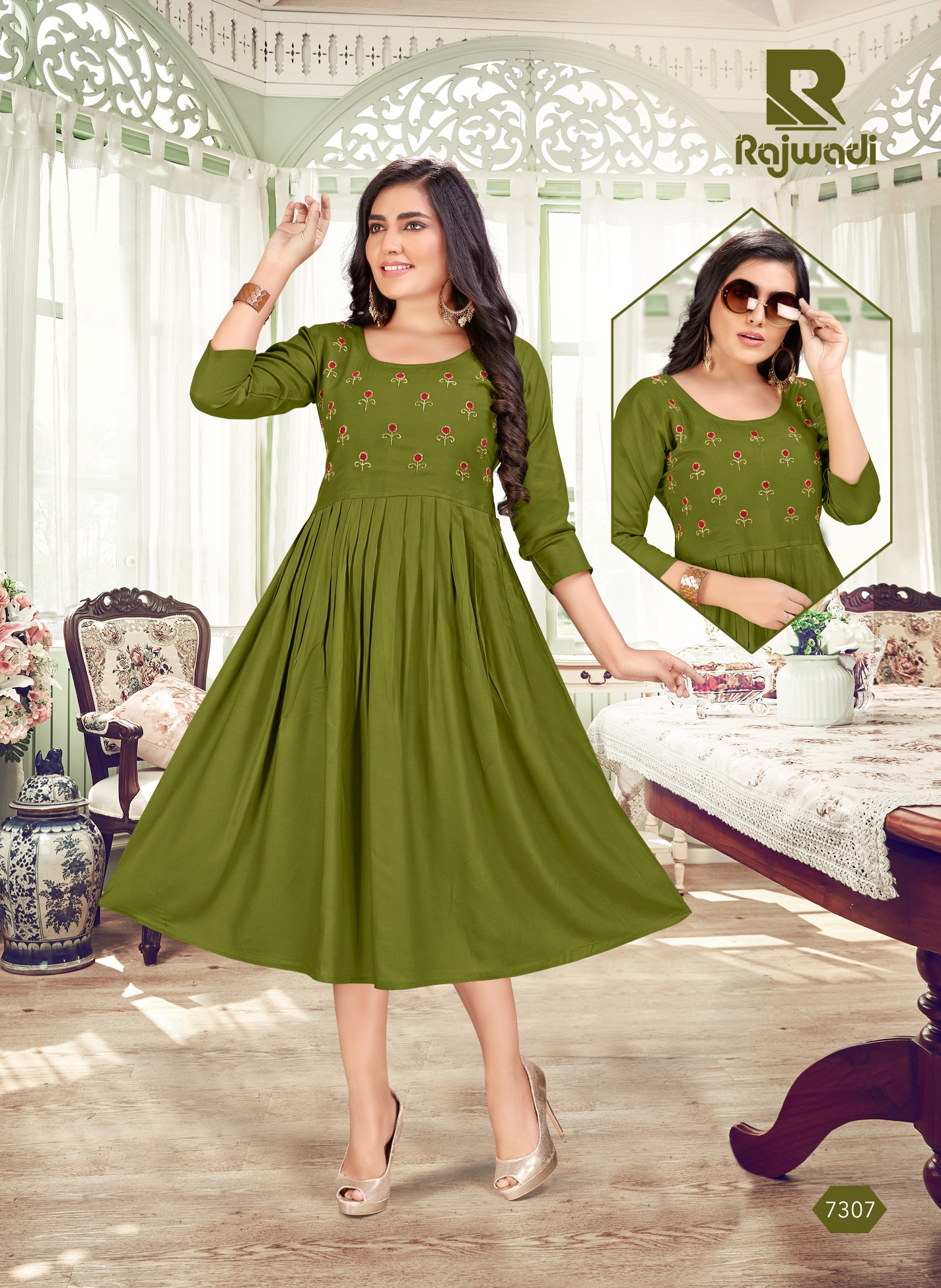Raashi Presents Rajwadi Designer Kurti Collection