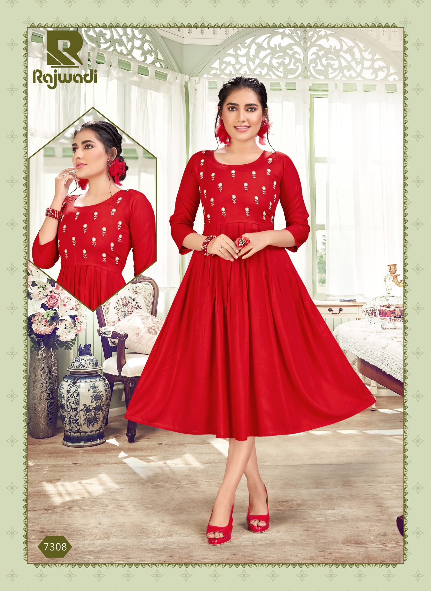 Raashi Presents Rajwadi Designer Kurti Collection