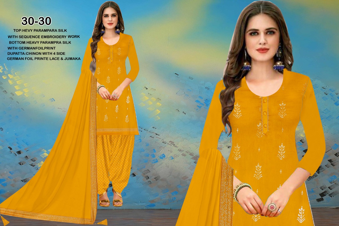 Ramdev Presents 30-30 Designer Dress Material
