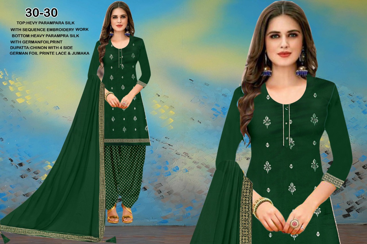 Ramdev Presents 30-30 Designer Dress Material