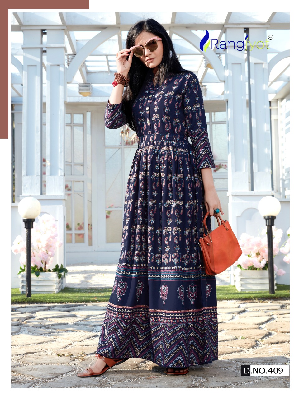 Rangjyot Presents  Shehnaaz Vol  4 Ethnic Wear Long Kurti Collection