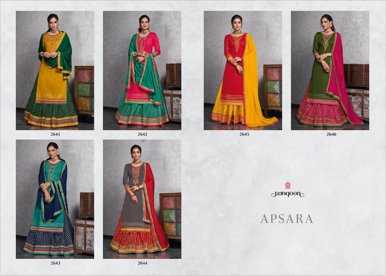 Rangoon Presents  Apsara  Festive Wear Designer Ready Made Collection