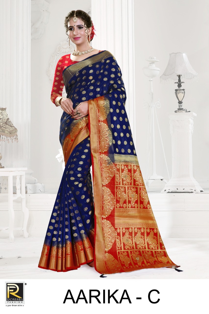 Ranjana  Presents Aarika Festive Wear Saree Collection