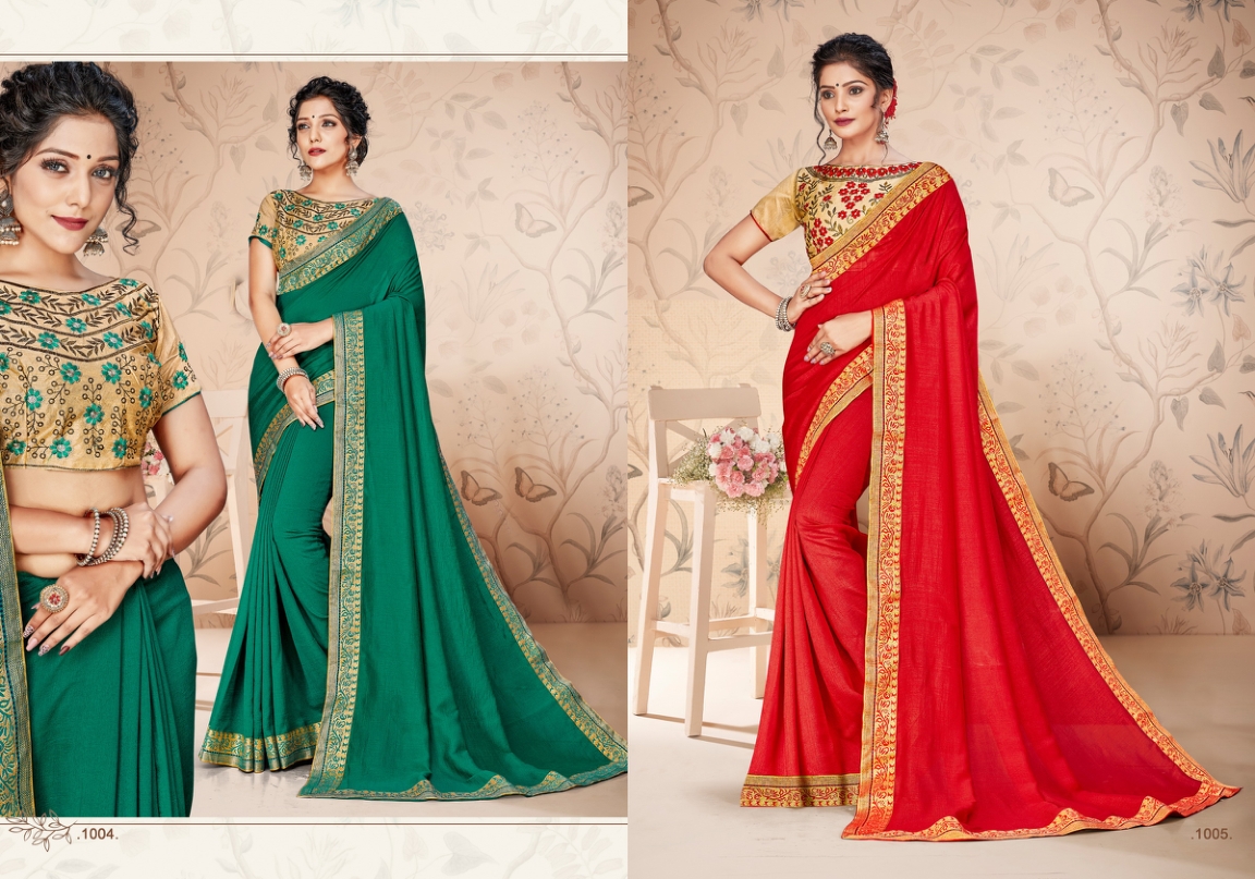 Ranjna  Presents Anaisha Festive Wear  Sarees Collection