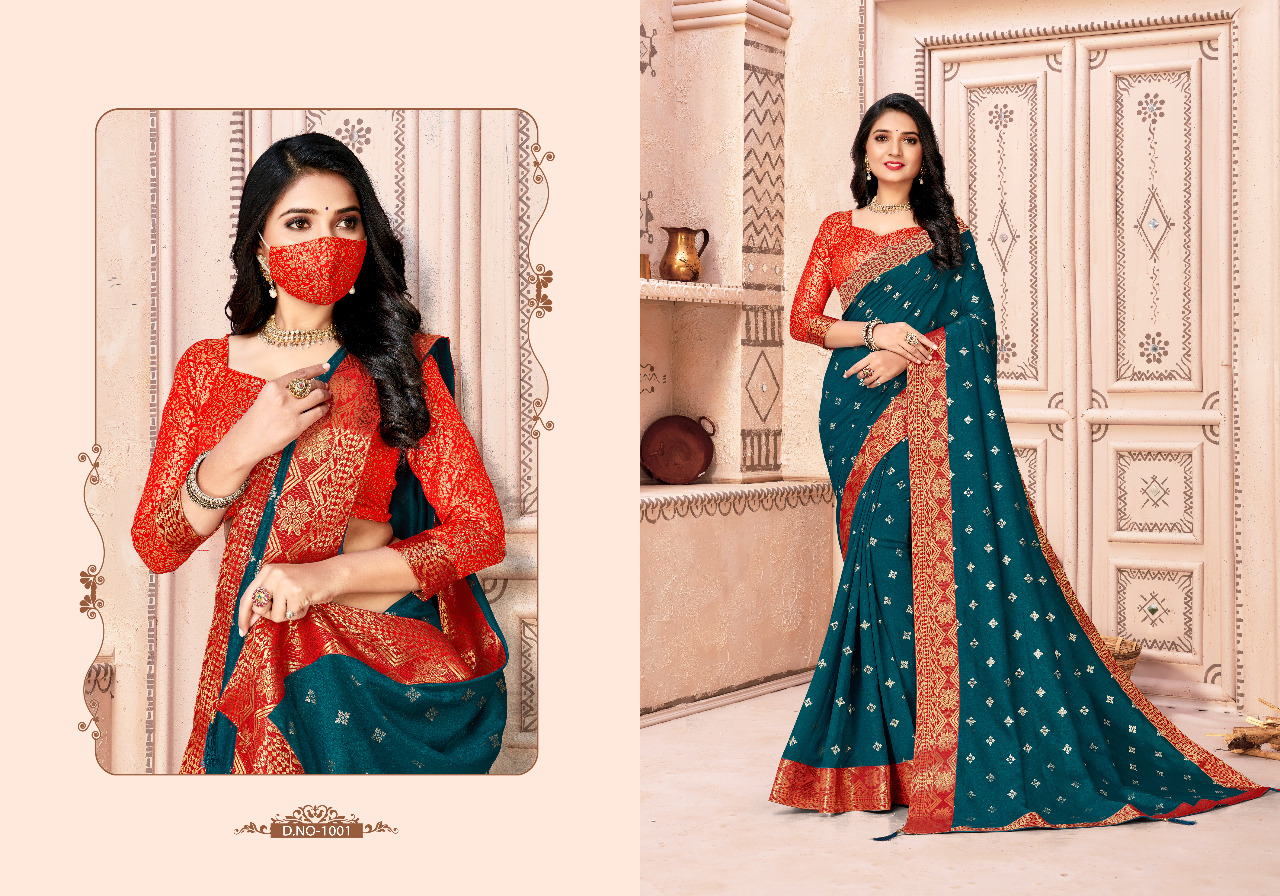 Ranjna Presents  Jagnoori  Printed  Sarees Collection