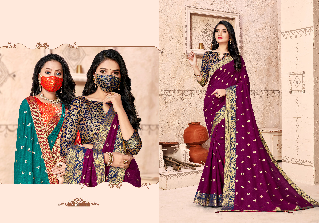Ranjna Presents  Jagnoori  Printed  Sarees Collection