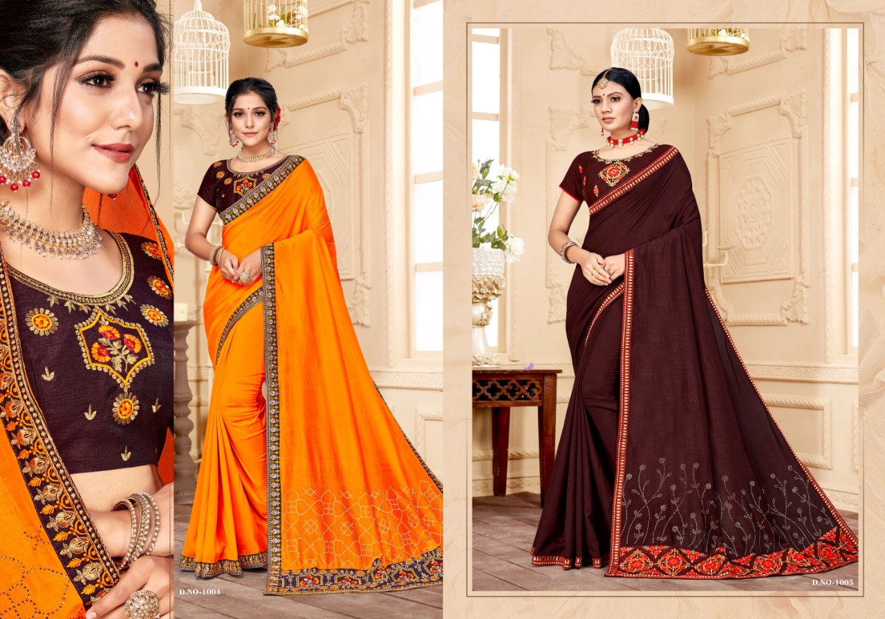Ranjna Presents Raisin Festive Sarees Collection