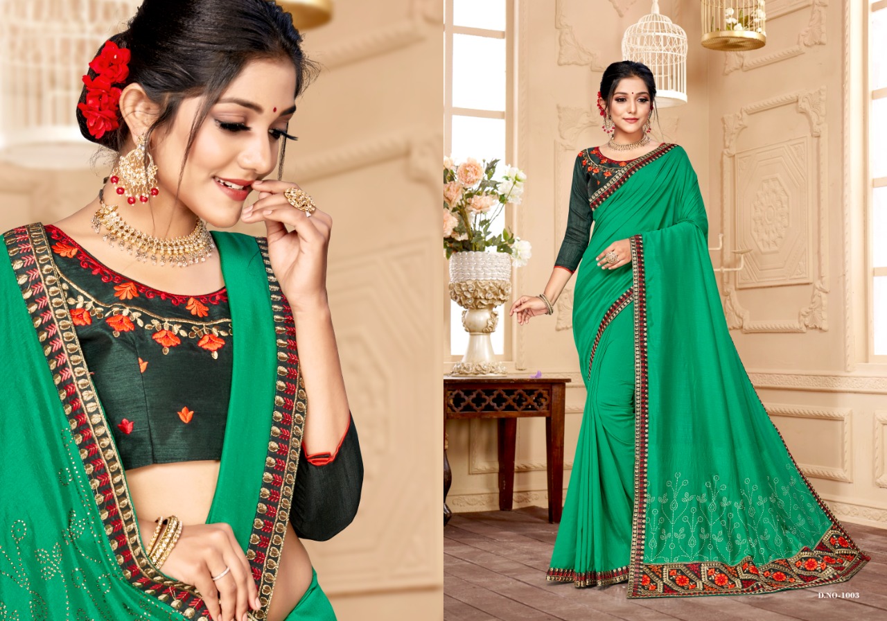 Ranjna Presents Raisin Festive Sarees Collection