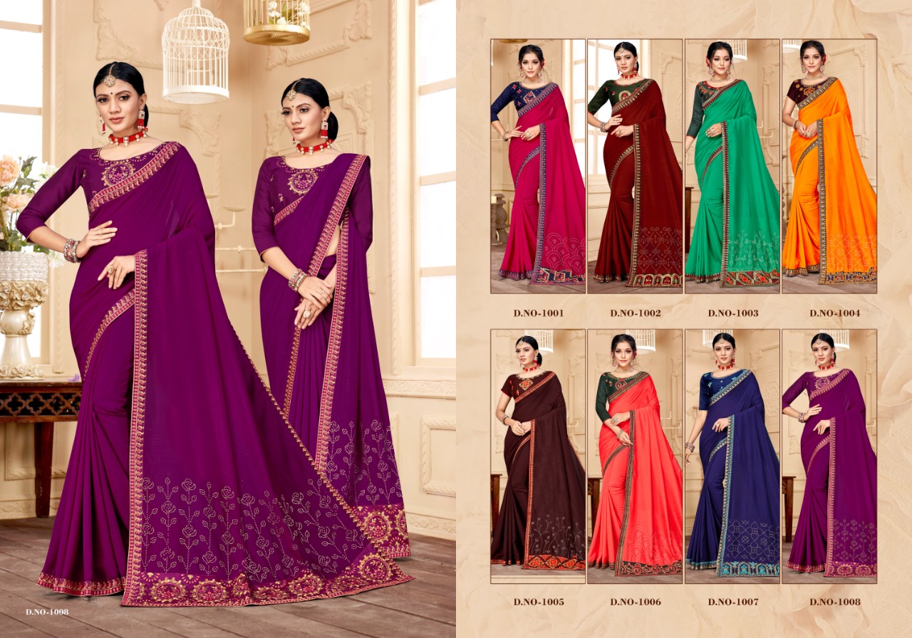 Ranjna Presents Raisin Festive Sarees Collection