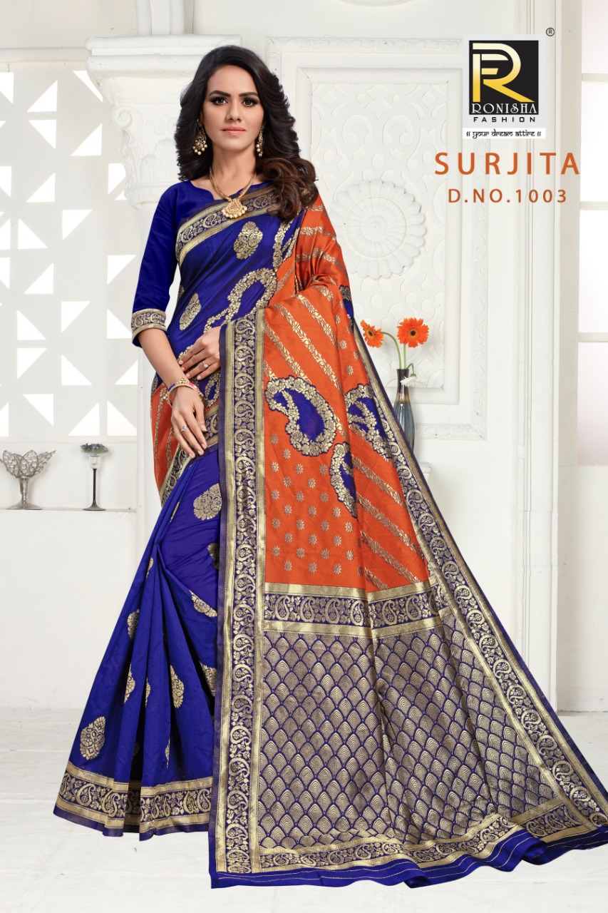 Ranjna Presents  Surjita  Sarees Collection