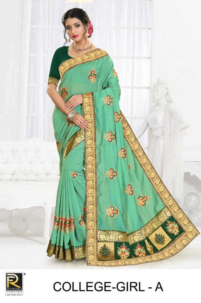 Ranjna Presents College Girl Festive Wear Sarees Collection