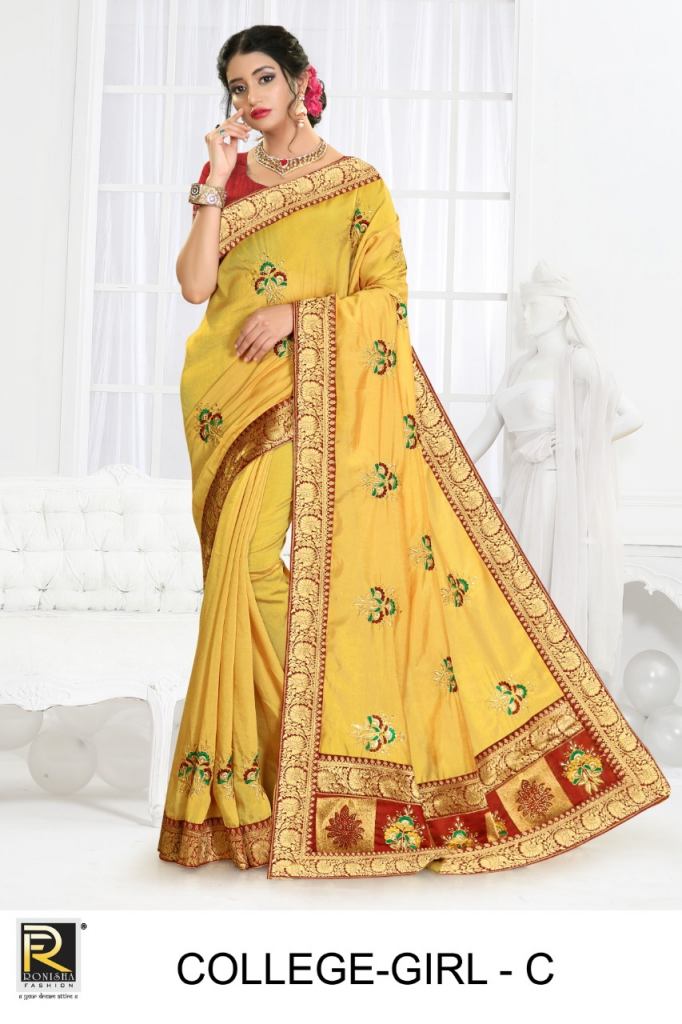 Ranjna Presents College Girl Festive Wear Sarees Collection