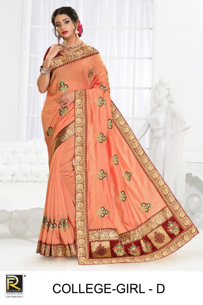 Ranjna Presents College Girl Festive Wear Sarees Collection