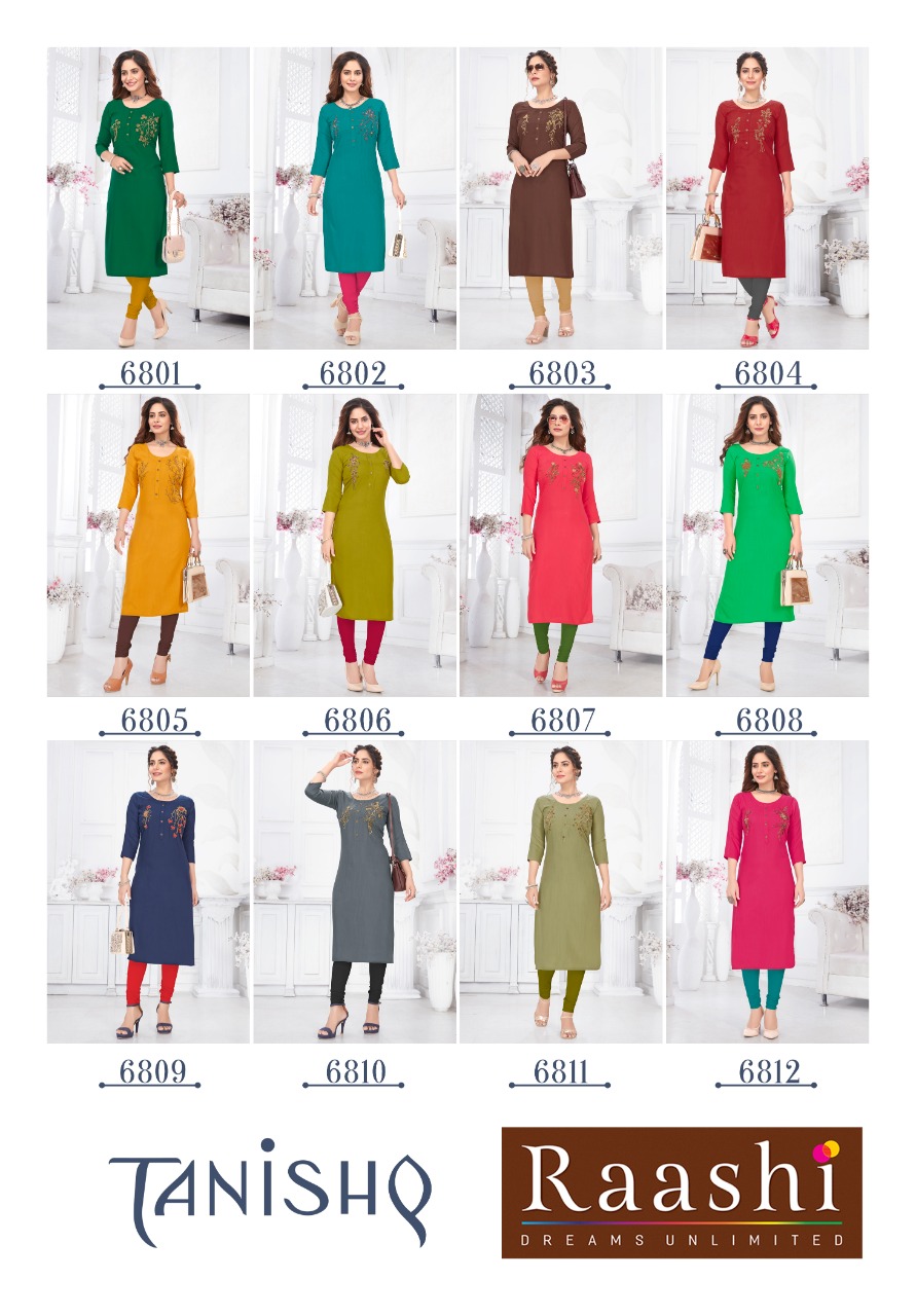 Rasshi Presents Tanishq Casual Wear Kurti Collection
