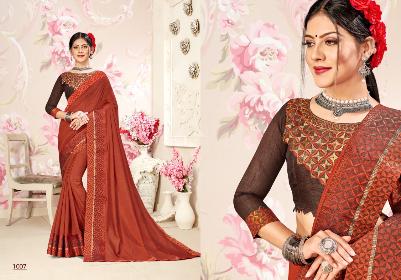 Ranjan Presents  Goldie Festive Wear Sarees Collection