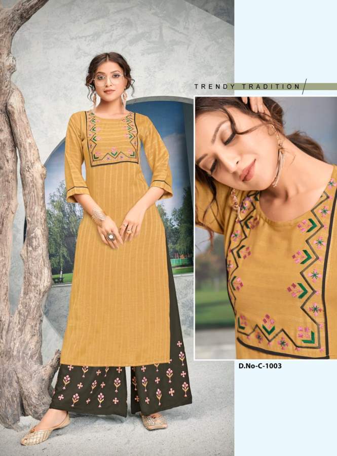 Rt Presents  Guzaarish  Kurti With Bottom Collection
