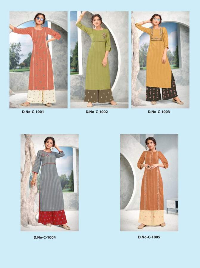 Rt Presents  Guzaarish  Kurti With Bottom Collection