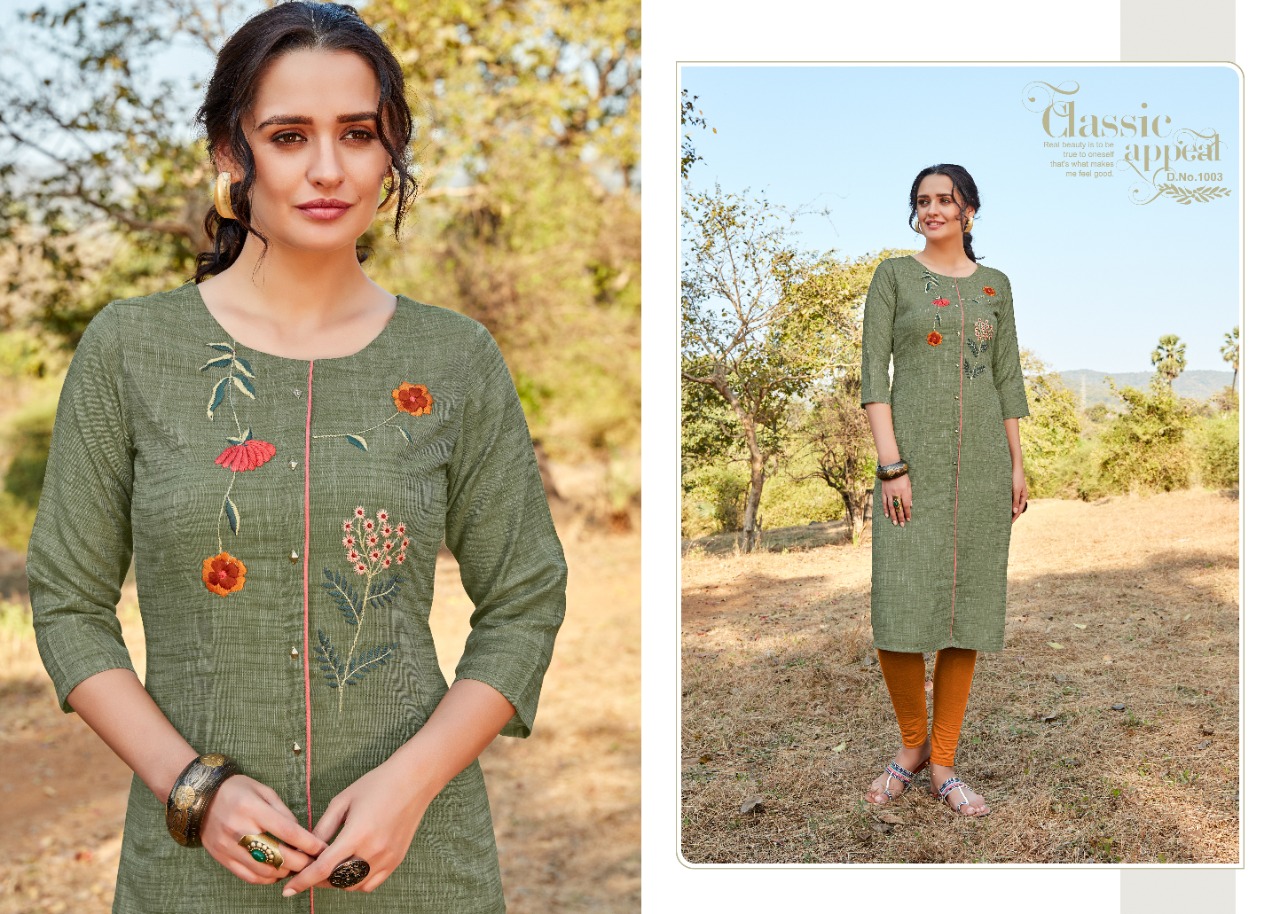 Amaze by S More fashion reyon slub gown style Kurtis with printed designer  jacket wholesale supplier and trader nitya nx Gujarat  NITYANX