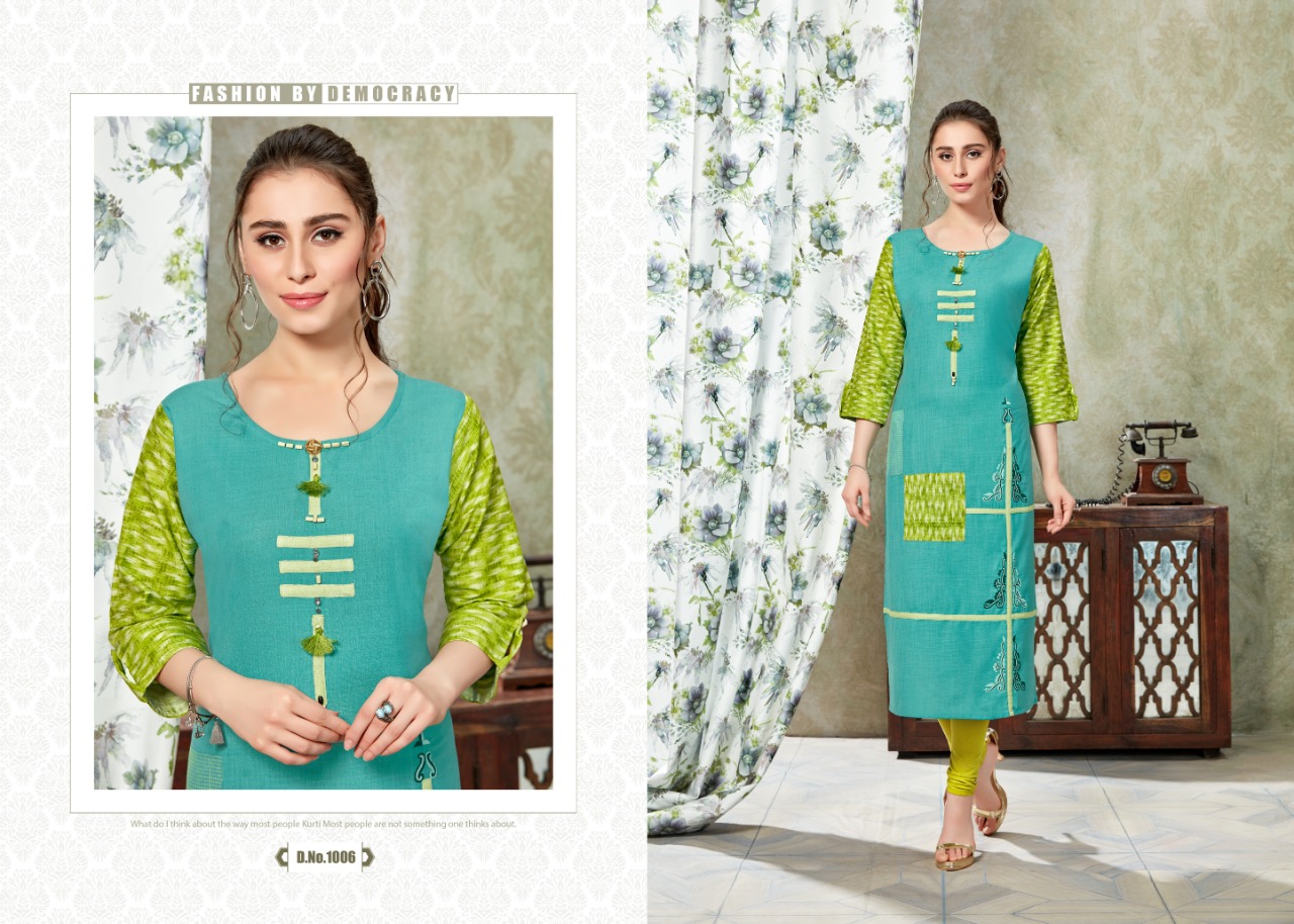 S More  Presents Dollar Casual Wear  Kurti Collection