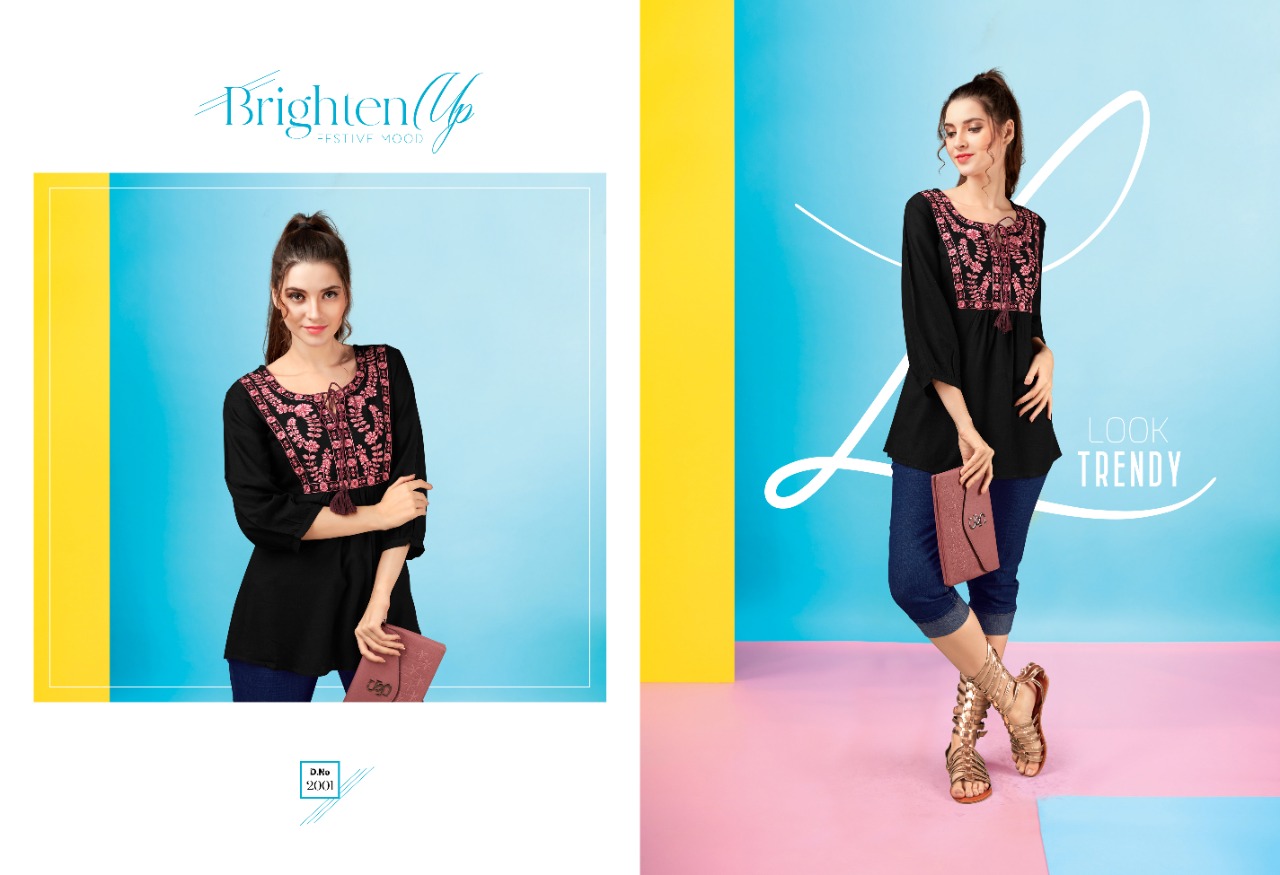 S More  Presents Pom Pom  Party Wear Top  Collection