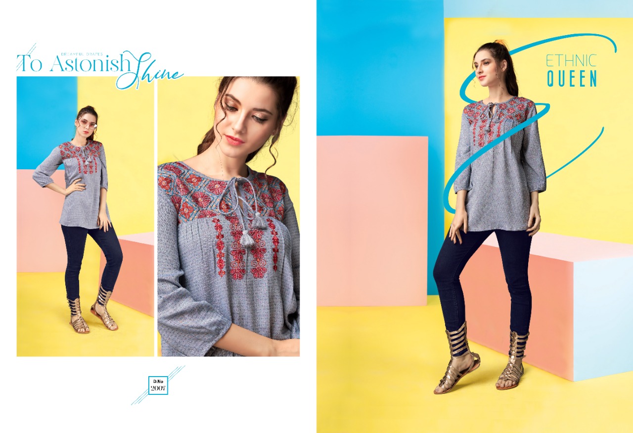 S More  Presents Pom Pom  Party Wear Top  Collection