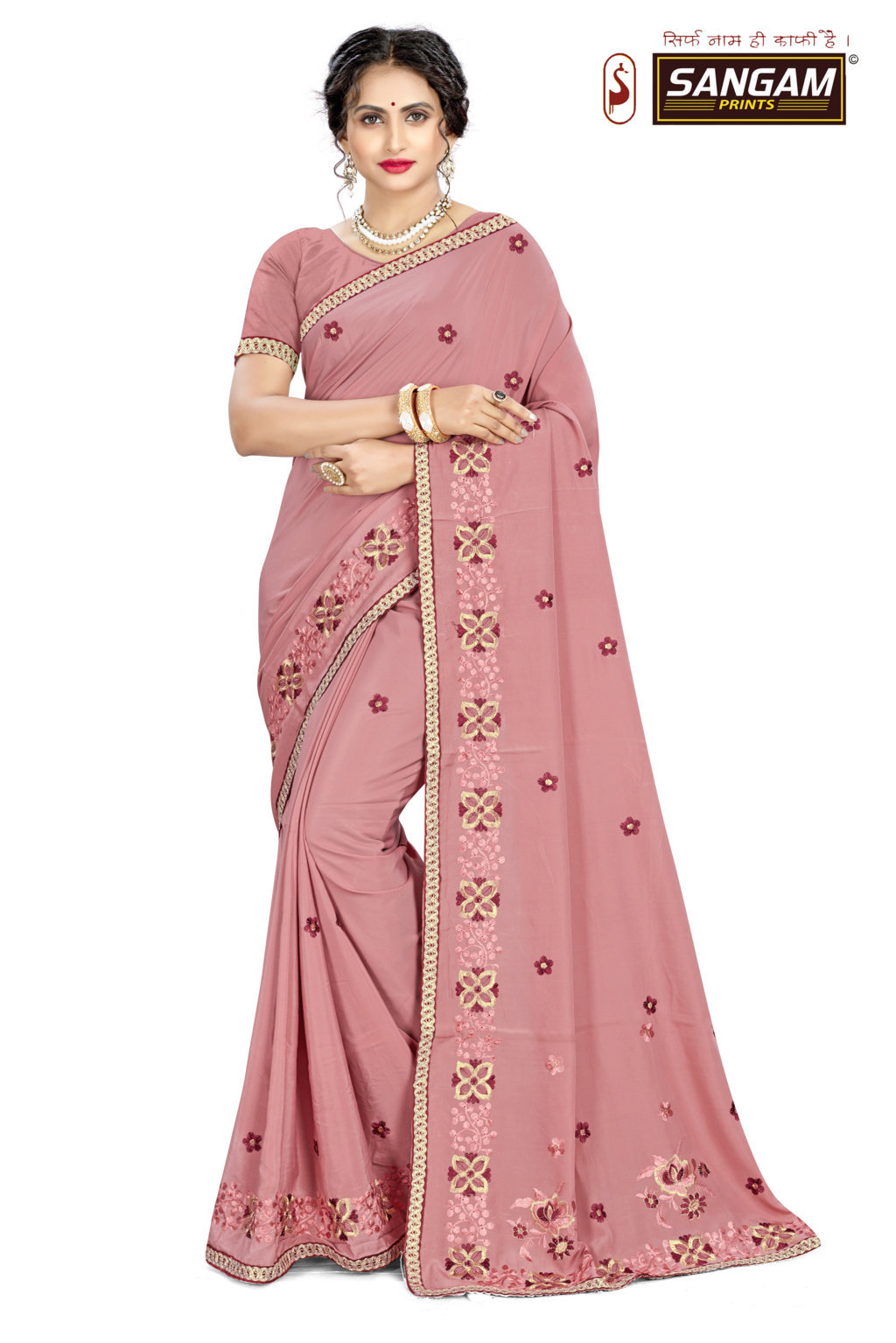 Sangam Presents Khawaab 2 Casual Wear Embroidery Worked Saree Collection