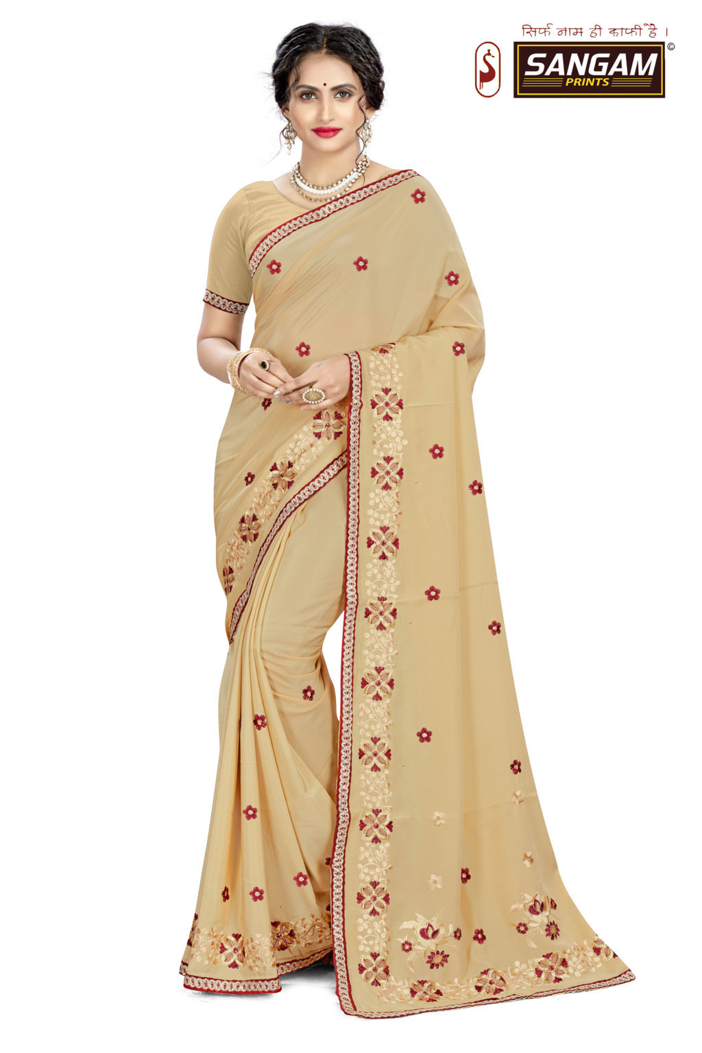 Sangam Presents Khawaab 2 Casual Wear Embroidery Worked Saree Collection