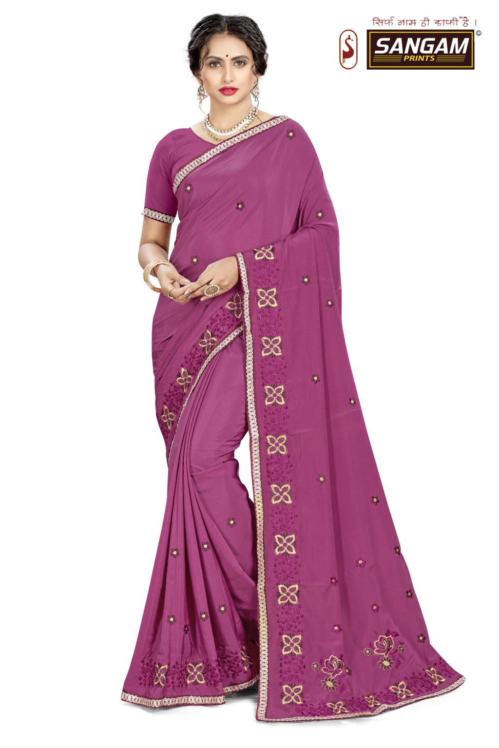 Sangam Presents Khawaab 2 Casual Wear Embroidery Worked Saree Collection