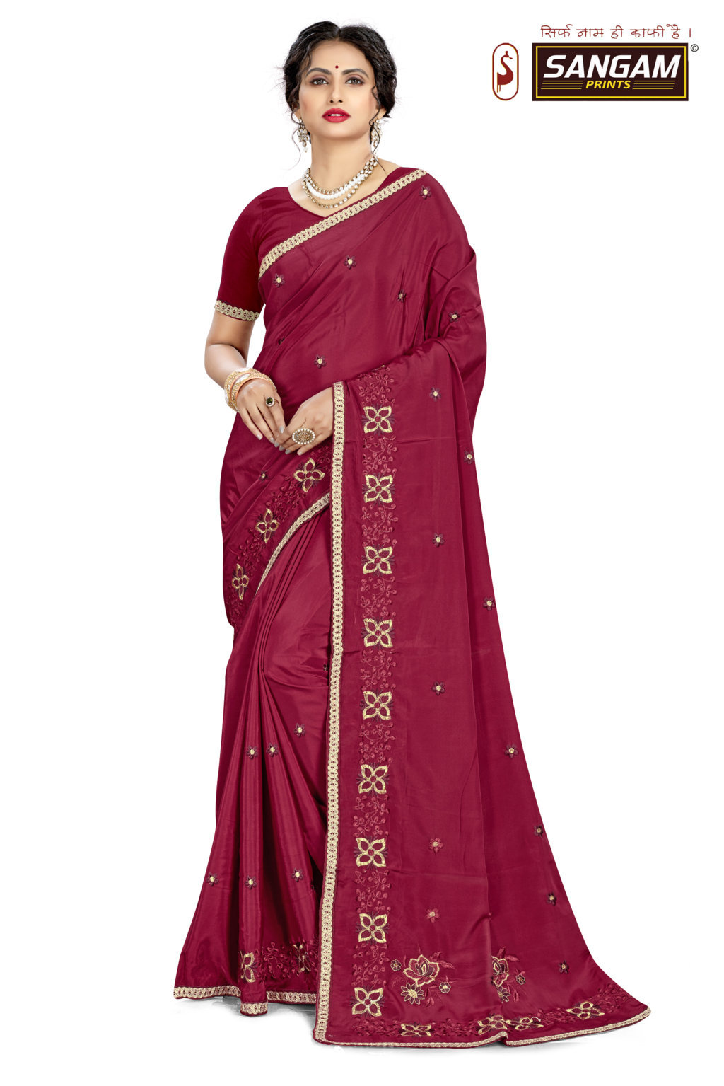 Sangam Presents Khawaab 2 Casual Wear Embroidery Worked Saree Collection