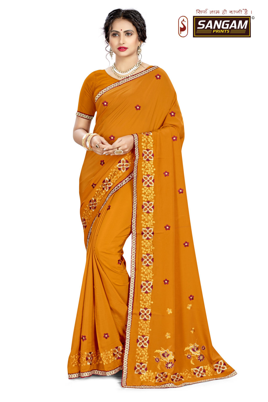 Sangam Presents Khawaab 2 Casual Wear Embroidery Worked Saree Collection