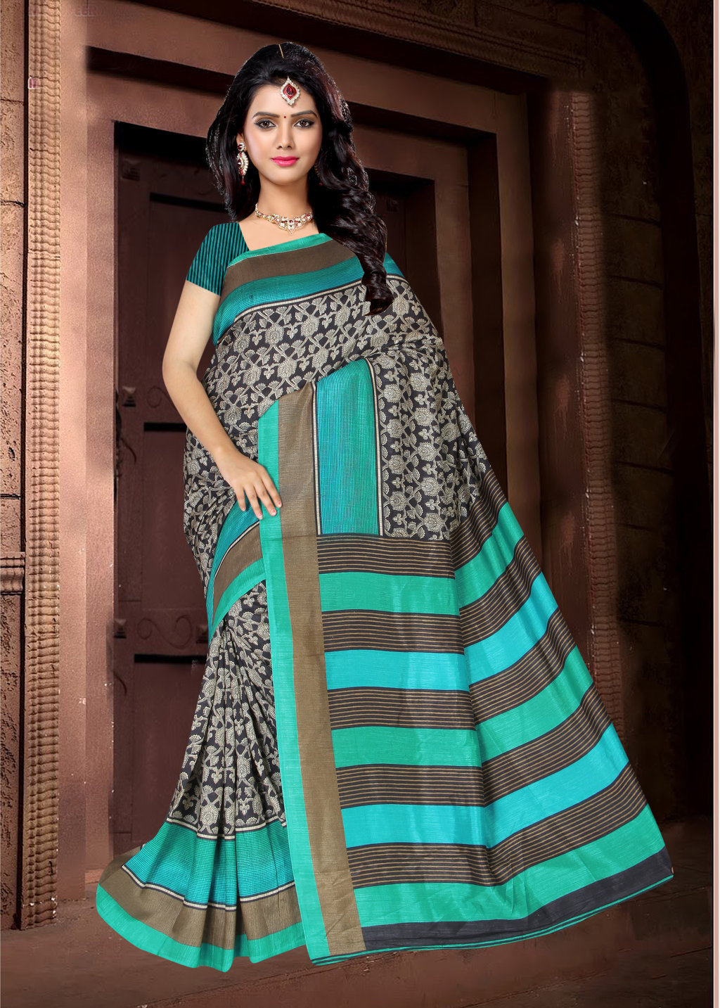 Sangam Presents Silk Touch Kota Silk Designer Saree