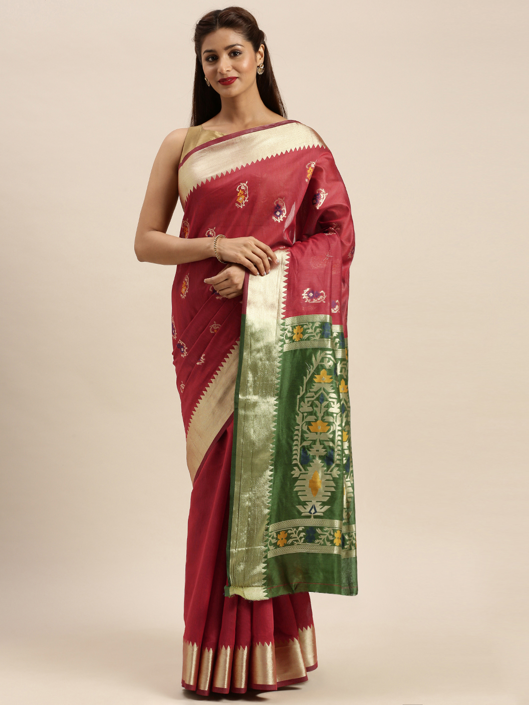 Sangam Presents Aaradhya Handloom Cotton Handloom Sarees