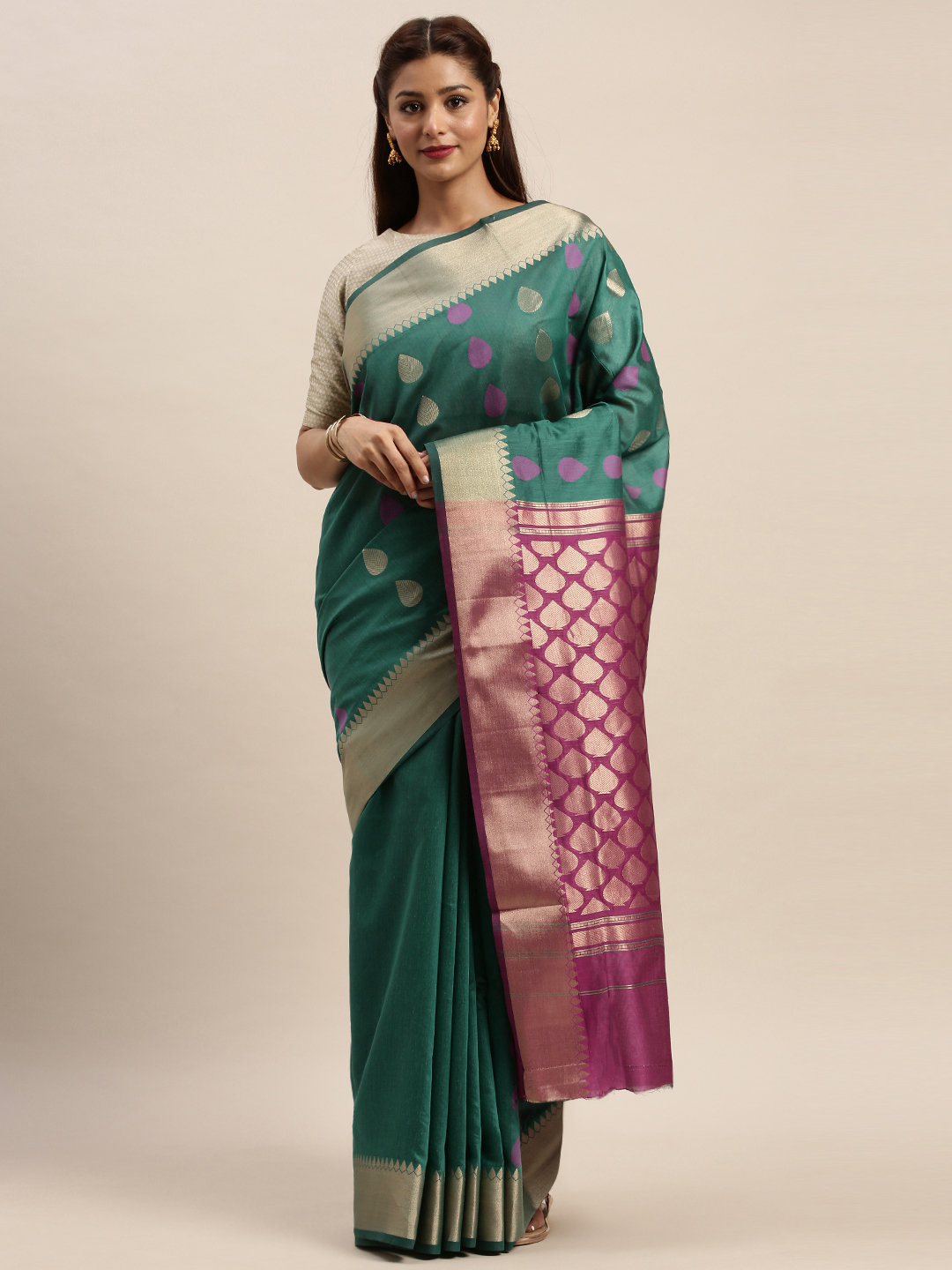 Sangam Presents Aaradhya Handloom Cotton Handloom Sarees