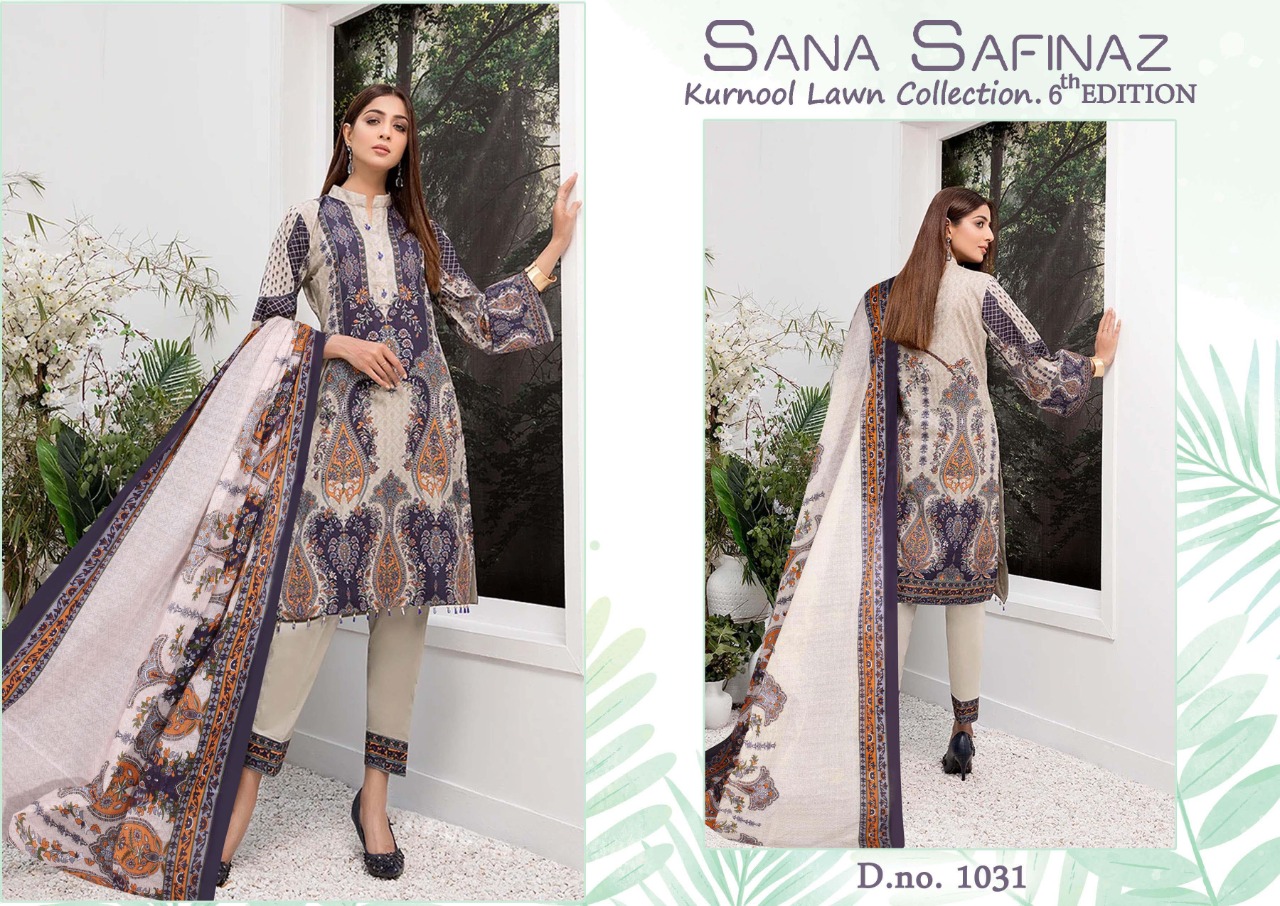 Sana Safinaz Presents  Kurnool Lawn Collection Vol 6 Edition